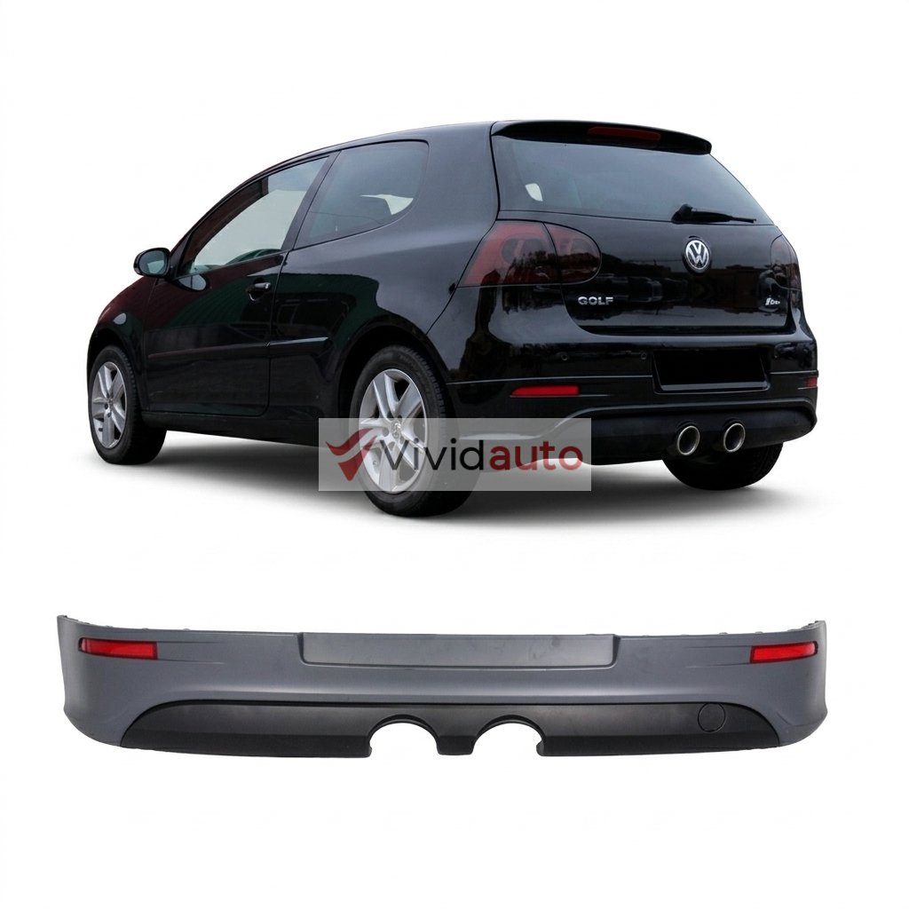 VW Golf 5 (2003-2009) R32 Black Заден Браник